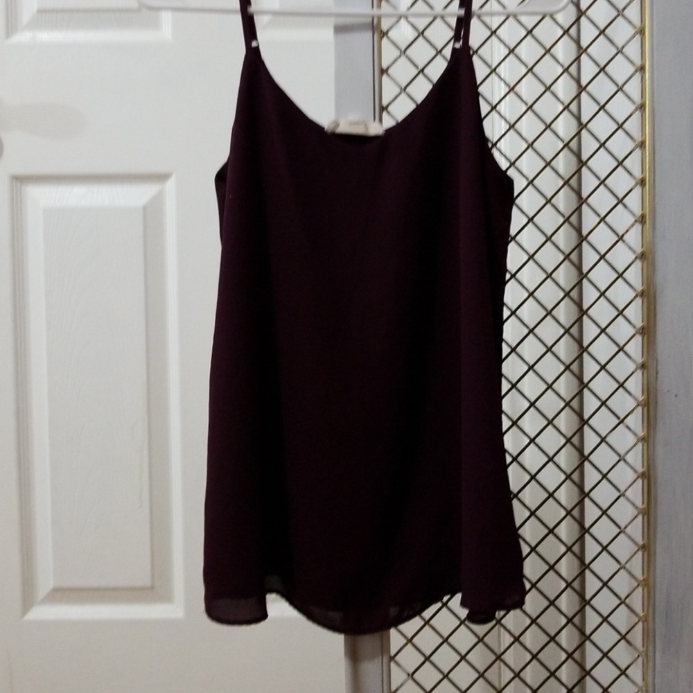 A spaghetti strap blouse
